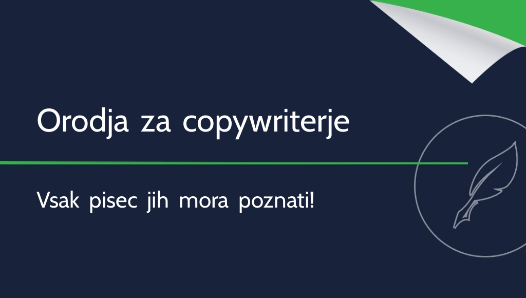 10 orodij za copywriterje, ki jih mora poznati vsak pisec