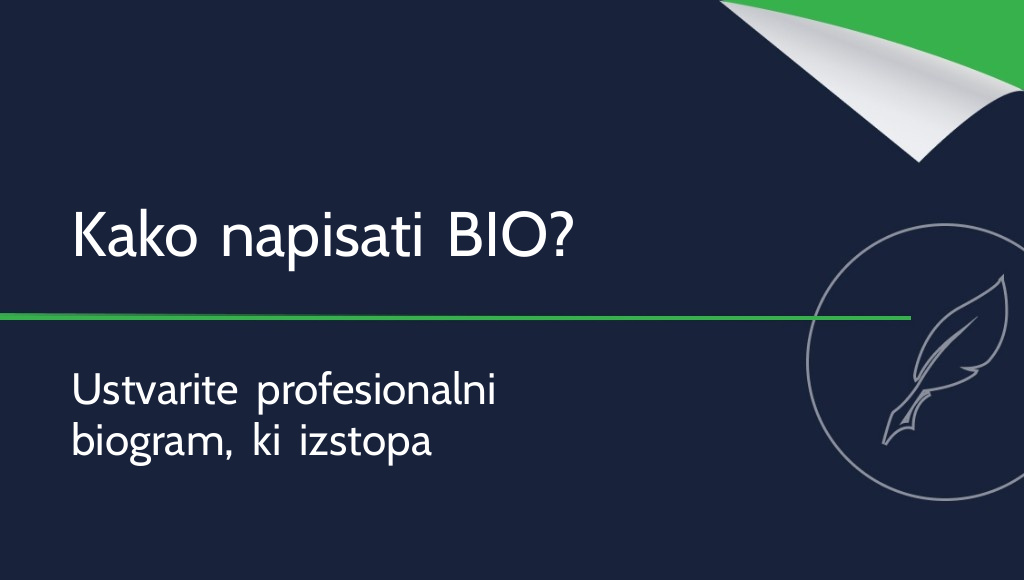 Kako napisati BIO? Kaj je profesionalni biogram?