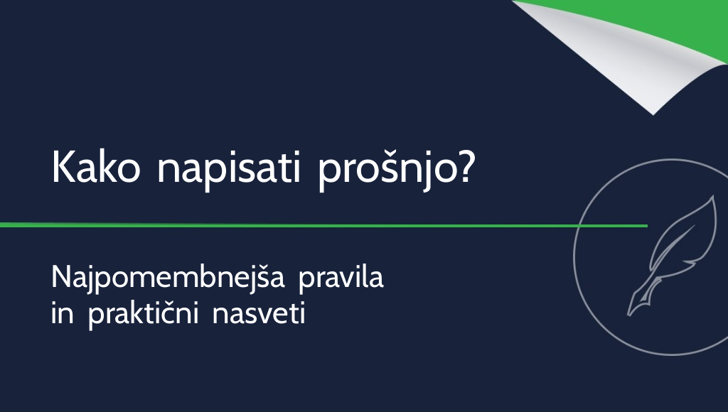 Kako napisati prošnjo? Najpomembnejša pravila