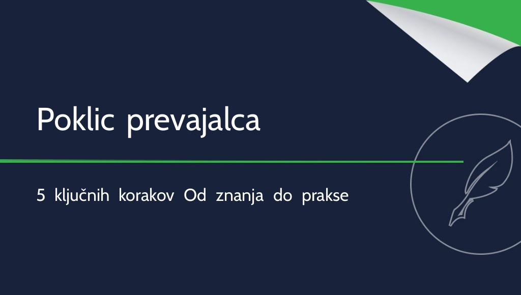 Kako postati prevajalec? 5 korakov do profesionalnosti
