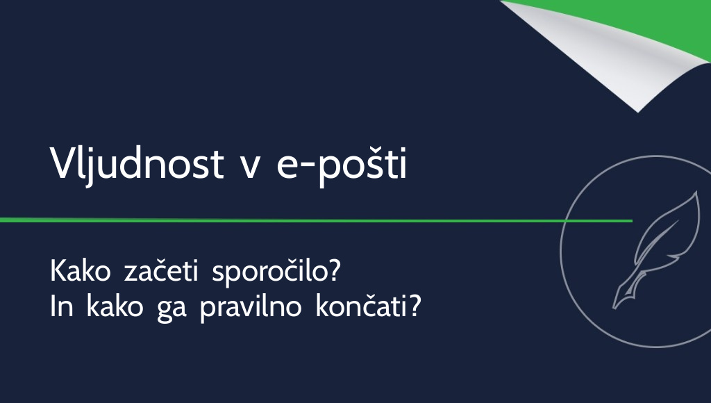 Vljudnostni izrazi v e-pošti – kako jih uporabljati?